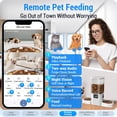 thumbnail image 5 of 7L Automatic Cat Dog Feeder, 5G WiFi Smart Pet Food Dispenser with APP Remote Control, Alexa Voice Control & Slow Feeding Mode, 29 Cups Large Capacity Auto Pet Feeder with Timed Feeding Schedule, Det, 5 of 9