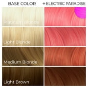 ARCTIC FOX Vegan and Cruelty-Free Semi-Permanent Hair Color Dye (4 Fl Oz, ELECTRIC PARADISE)
