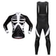 thumbnail image 1 of Bicicleta Bicicleta Ciclismo Jersey rgo Camiseta babero Conjunto Sunnimix Conjunto de pantalones con peto de maillot de ciclismo, 1 of 8