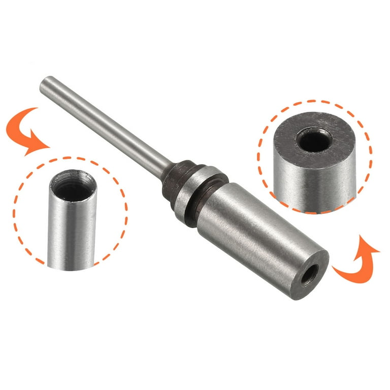 Uxcell 4mm Taper Shank Hollow Bit Tool Paper Punch Drill for Hole