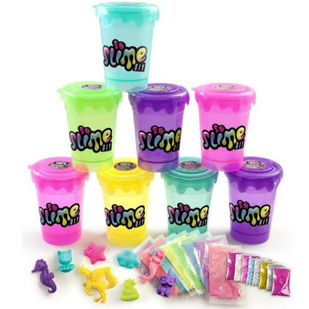 so slime diy case shaker storage set