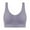 Gray, variant on Women Wireless Sports Bra No Underwire Seamless Full Coverage Padded Bras Comfortable Bralettes Everyday Bra