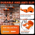 thumbnail image 4 of Advancent 2x gancho naranja para cortacésped, estante de herramientas de acero resistente para almacenamiento en garaje, estante de Herramientas y ferretería, 4 of 6