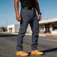 thumbnail image 3 of Dwellite Mens Pants Cargo Work Pants with Pockets Breathable Hiking Construction Pants 2026 Navy XL, 3 of 9
