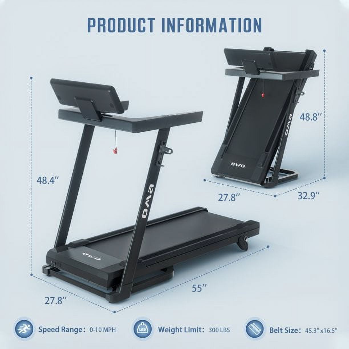Billna a6 online treadmill weight limit