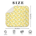 thumbnail image 3 of Fresh Spring Lemon Drying Mat 3-Layer Super Absorbent Microfiber Counter Protector, 3 of 5