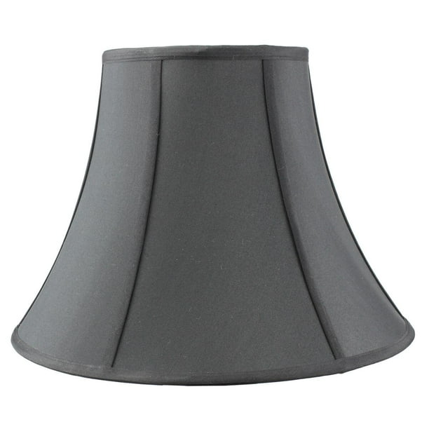 8x16x12" SLIP UNO FITTER Bold Black with Gold Lining Bell Lamp shade