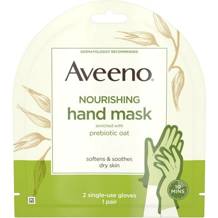 Dr Hauschka Skin Care Moisturizing Mask 3 Pack - Aveeno Nourishing Hand Therapy Mask Moisturizing formula with Prebiotic Oat for Dry Skin, Fragrance-Free and P ()