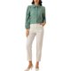 thumbnail image 2 of CAMISA ELEGANTE DE MUJER CON PUFF Y MANGAS LARGAS, BOTONES Y COLLAR, TALLA S, VERDE GUISANTE, 2 of 5