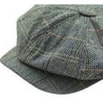 thumbnail image 4 of CoCopeaunts Newsboy Cap Unisex Women Men Fashion Casual Warm Plaid Octagonal Cap Autumn Retro Newsboy Hat Winter Beret Hat, 4 of 8