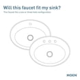 thumbnail image 3 of MOEN 84771BL Revyl Single Hole Single Handle Bathroom Faucet in Matte Black, 3 of 7