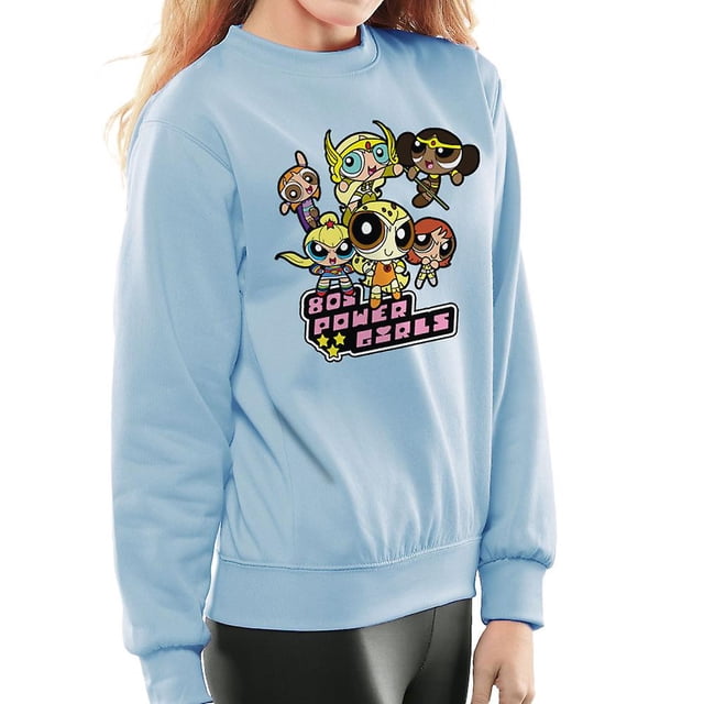 Eighties Power Girls Powerpuff Women's Sweatshirt