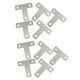 thumbnail image 1 of 10Pzs Placa de Angulo Apoyo de Esquina Soporte de Reparacion En Forma de T 40 mm x 40 mm, 1 of 2