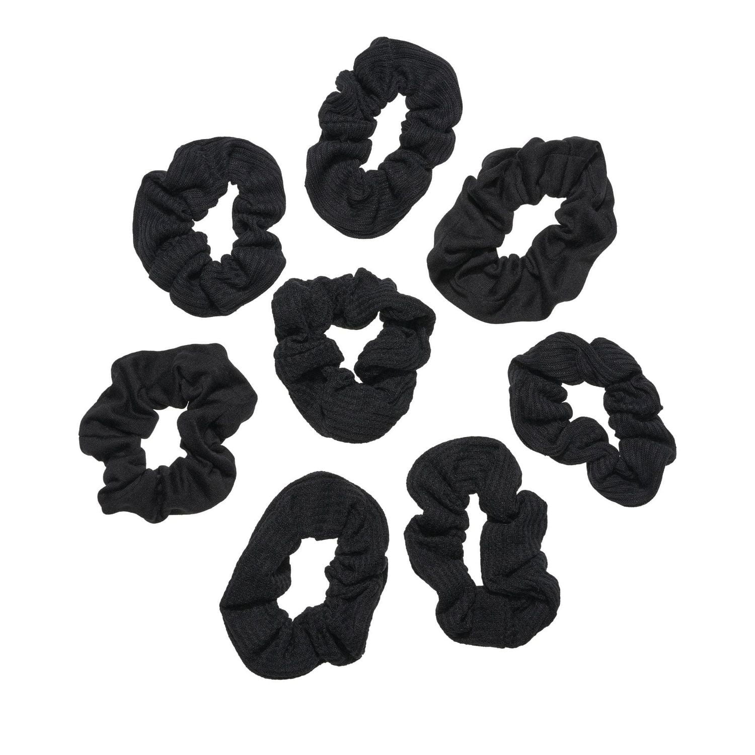 Goody Ouchless Scrunchies - Gentle Hair Scrunchies - Black - 8 Ct, Goody Scrunchies