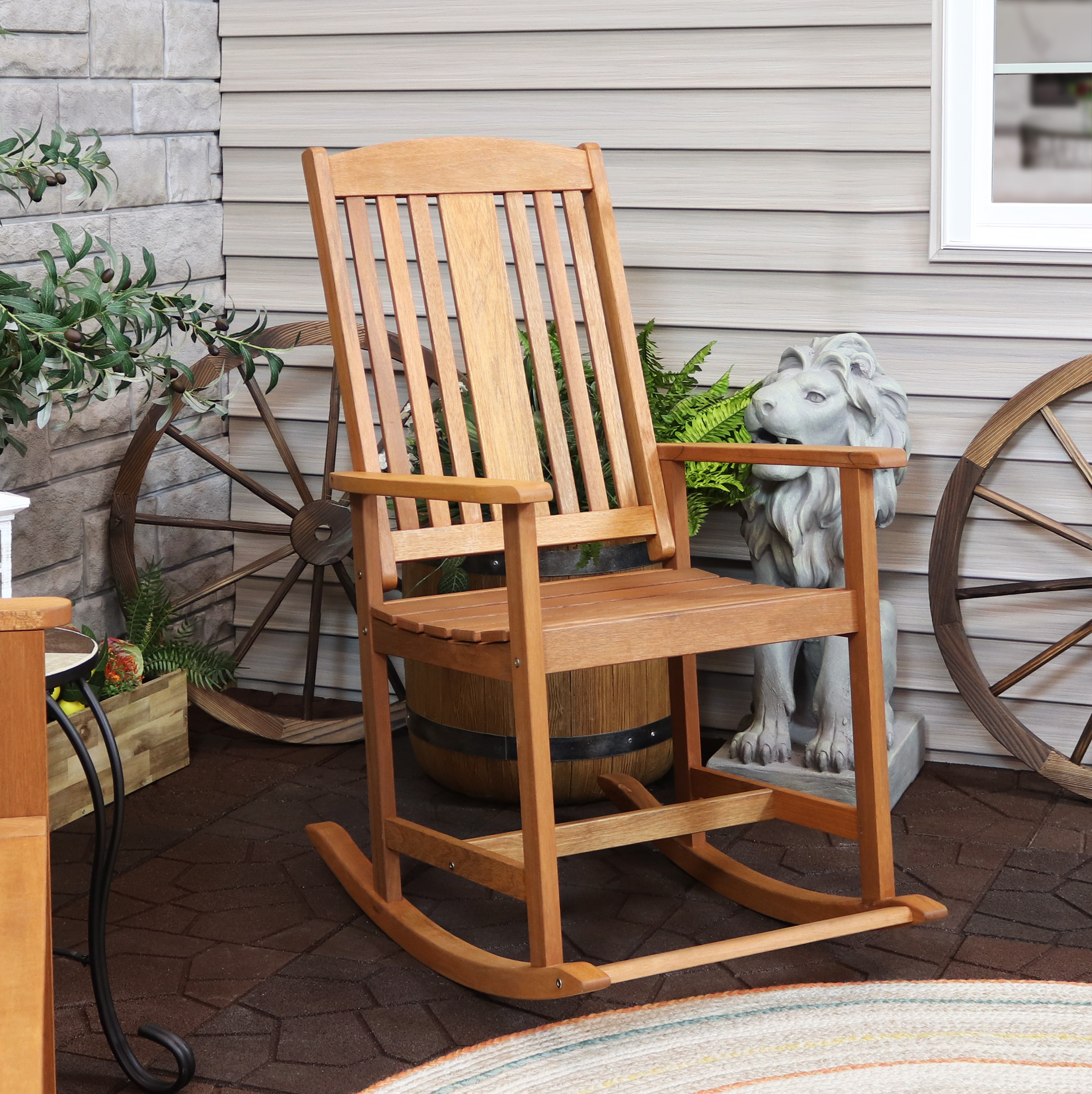 wooden rocking chairs for front porch