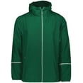 thumbnail image 2 of Holloway Sportswear S Packable Full Zip Jacket Dark Green 229582, 2 of 5