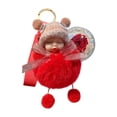 thumbnail image 1 of Lovely Simulation Plush Squint Doll Valentines Day Rose, 1 of 8