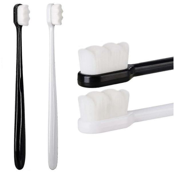 2 Pack Extra Soft Toothbrush,soft-bristled Adult Toothbrush Bristle Good Cleaning Effect For Sensitive Teeth Oral Gum Recession