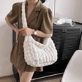 thumbnail image 5 of Bubble Hobo Bags for Women Quilted Tote Bag for Women Puffer Bag Quilted Bag Lightweight Puffy Tote Bag Quilted Padding Shoulder Bag,white, 5 of 5