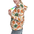 thumbnail image 2 of Sikiie Autumn Pumpkins Women's Casual Hoodies Long Sleeve Lightweight Pullover Tops Loose Sweatshirt-Small, 2 of 7