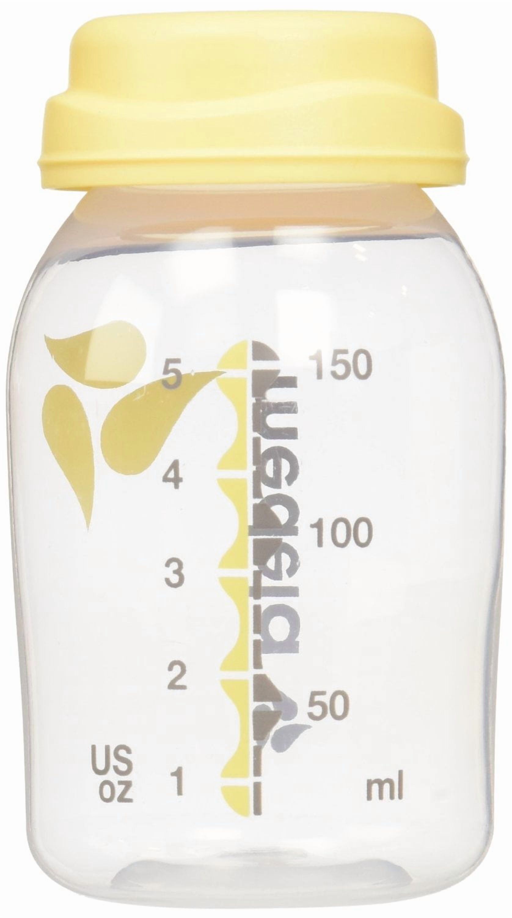 NEW! 12 MEDELA BREASTMILK COLLECTION STORAGE FEEDING BOTTLE SET w/lid 5oz /150ml
