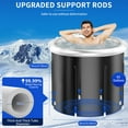thumbnail image 3 of Enroslu Large Ice Bath Tub for Athletes, Cold Plunge Tub for Recovery, Ice Plunge Tub with Cover for Family Gardens, Gyms, Arena and Cold Water Therapy Training, 3 of 7
