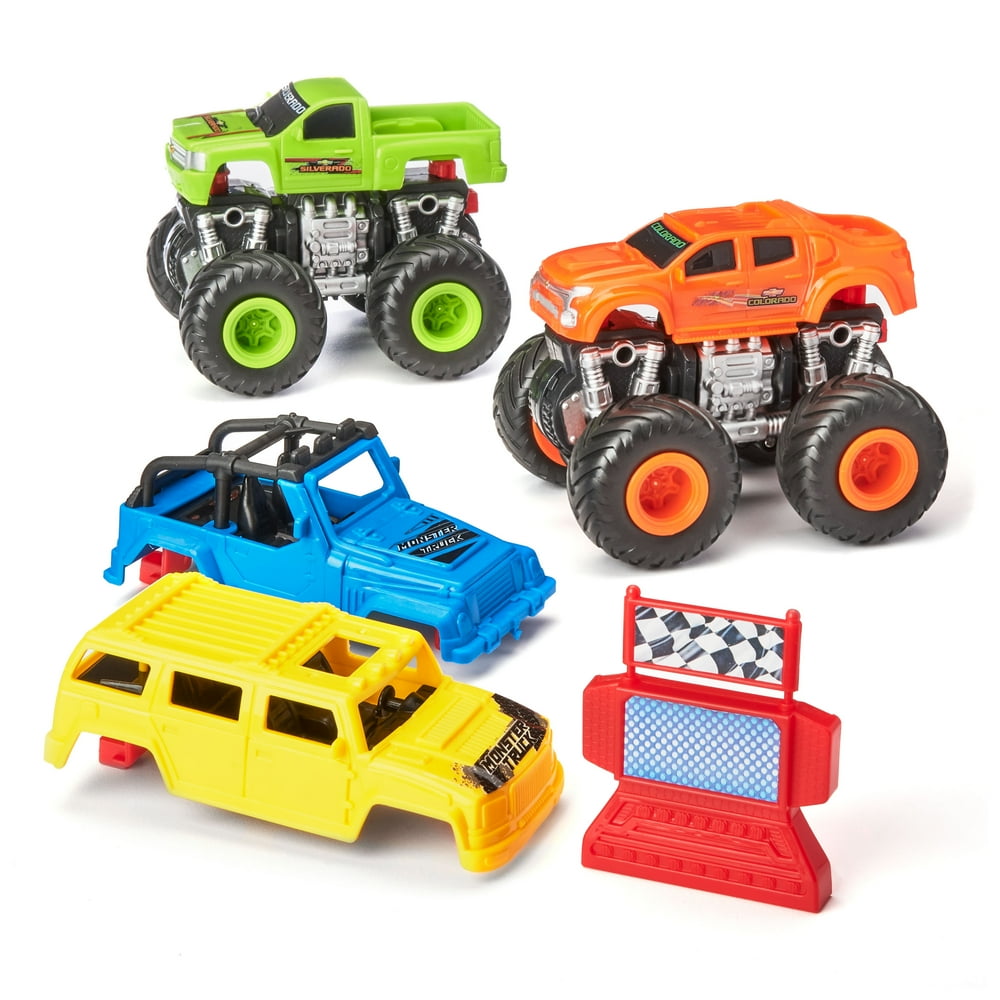 Kid Connection Monster Truck Play Set, 7 Pieces