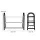 thumbnail image 5 of Haofy Zapatero Organizador, plástico y Aluminio, Metal, Bricolaje, Zapatero de pie, Adecuado para Armario, Entrada, Dormitorio(3 Tiers,50 * 19 * 42CM) EOTVIA No, 5 of 7