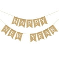thumbnail image 1 of CIMAXIC Party 1Set New Year Hanging Flag Happy New Year Letters Banner Party Layout Prop,7.09"X5.12"X0.04", 1 of 4