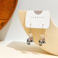thumbnail image 3 of RV 4 pares de pendientes de animales geniales de Halloween, ganchos para las orejas versátiles a la moda con personalidad peculiar, 3 of 5