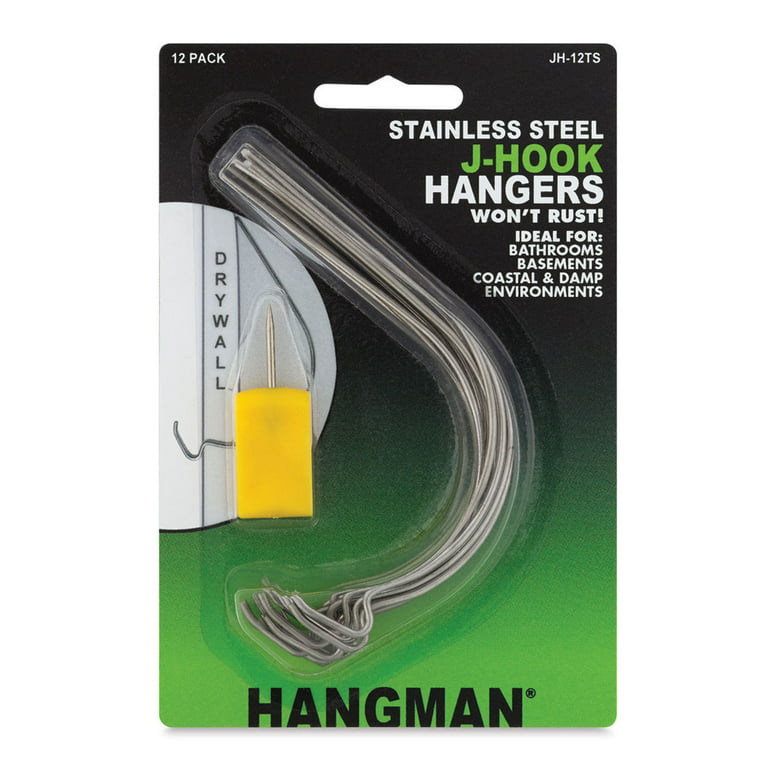 Hangman J-Hook Hardware - Pkg of 12 w/Thumbsaver Tool