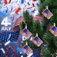 thumbnail image 4 of Matoen 12 Pcs Patriotic Ornaments Hanging Balls, 4th of July Independence Day Tree Ornaments for Holiday Wedding Veteran Day Tree Decorations, 4 of 6