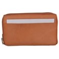 thumbnail image 3 of Womens Wallet Genuine Leather Double Zip Around Phone Clutch Large Travel Purse Ladies Wallet, 3 of 37