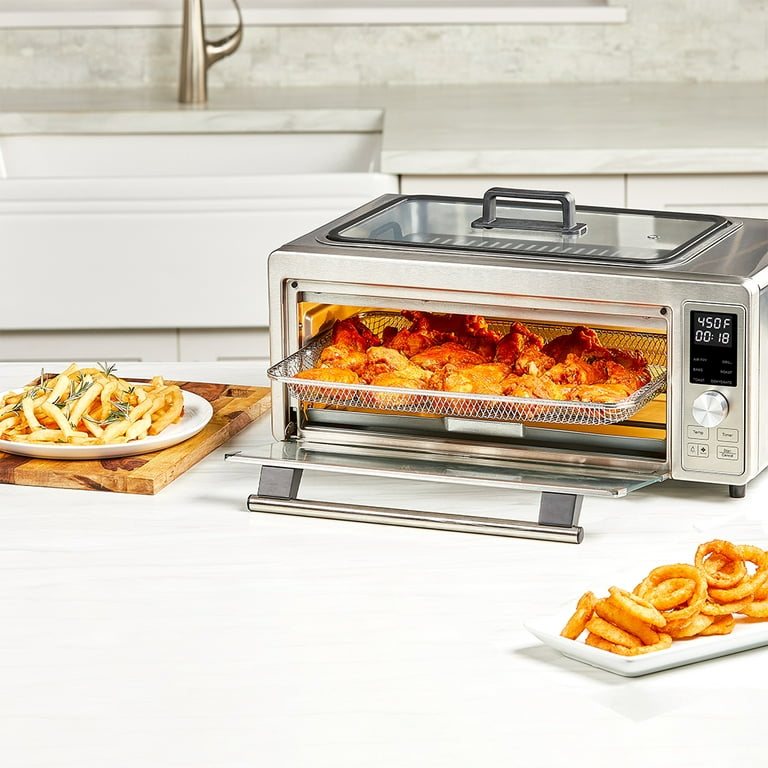 Emeril Lagasse Power Grill 360 Plus, 6-in-1 Electric Indoor Grill and Air  Fryer Toaster Oven with Smokeless Technology, XL Family-Size Capacity 