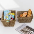 thumbnail image 4 of 1pcs Seagrass Storage Basket  3 Sizes Wicker Basket With Built-In Handle, 4 of 12