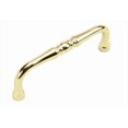 thumbnail image 1 of Hickory Hardware P3059-PB 3.5 In. Williamsburg Polished Brass Pull, 1 of 1