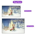 thumbnail image 5 of Merry Christmas Jack Russell Terrier Snowy Winter with Gifts Tree Decorations Indoor Rug Parson Jack Dog Lover Carpet Living Bed Room Sofa Home Decor - 12020, 5 of 5
