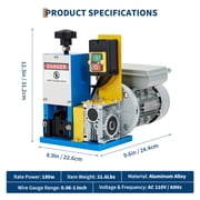Electric Wire Stripper Machine - 370W Automatic Copper Cable Stripping Tool