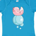 thumbnail image 4 of Inktastic Cute Axolotl Sitting on a Bubble Boys or Girls Baby Bodysuit, 4 of 5