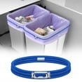 thumbnail image 2 of Trash Can Bands, Garbage Can Bands, Elastic Hold Trash Bags in Place, Large Durable Rubber Bands with Strong Elasticity Fit 13 to 30 Gallon Trash Cans, 1 Pcs, 28 Inches, 2 of 7
