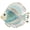 blue, variant on Pink Tropical Fish Rhinestone Brooch, Sparkling Sea Animal Lapel Pin for Clothing Bags, Pink 4.2x4.8cm