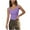 Purple, variant on Kaemgyyd Going out Tops for Women Sleeveless Henley Tank Tops Ribbed Slim Fit Fashion T Shirts Summer Casual Clothes