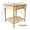 Natural, variant on Solid Bamboo End Table with Drawer Natural
