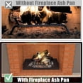thumbnail image 4 of Fireplace Tray Large Size,Adjustable Ash Pan with Handles for Fireplace Grate Ash Collection,Rectangle Fireplace Pan Extend Length from 22" to 31",Provide a Cleaning Brush, 4 of 8