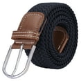 thumbnail image 1 of Stretch Belt Men Women, LELINTA Mens Woven Braided Web Belt 1.3''Width for Golf Casual Pants Shirts Jeans, 1 of 6