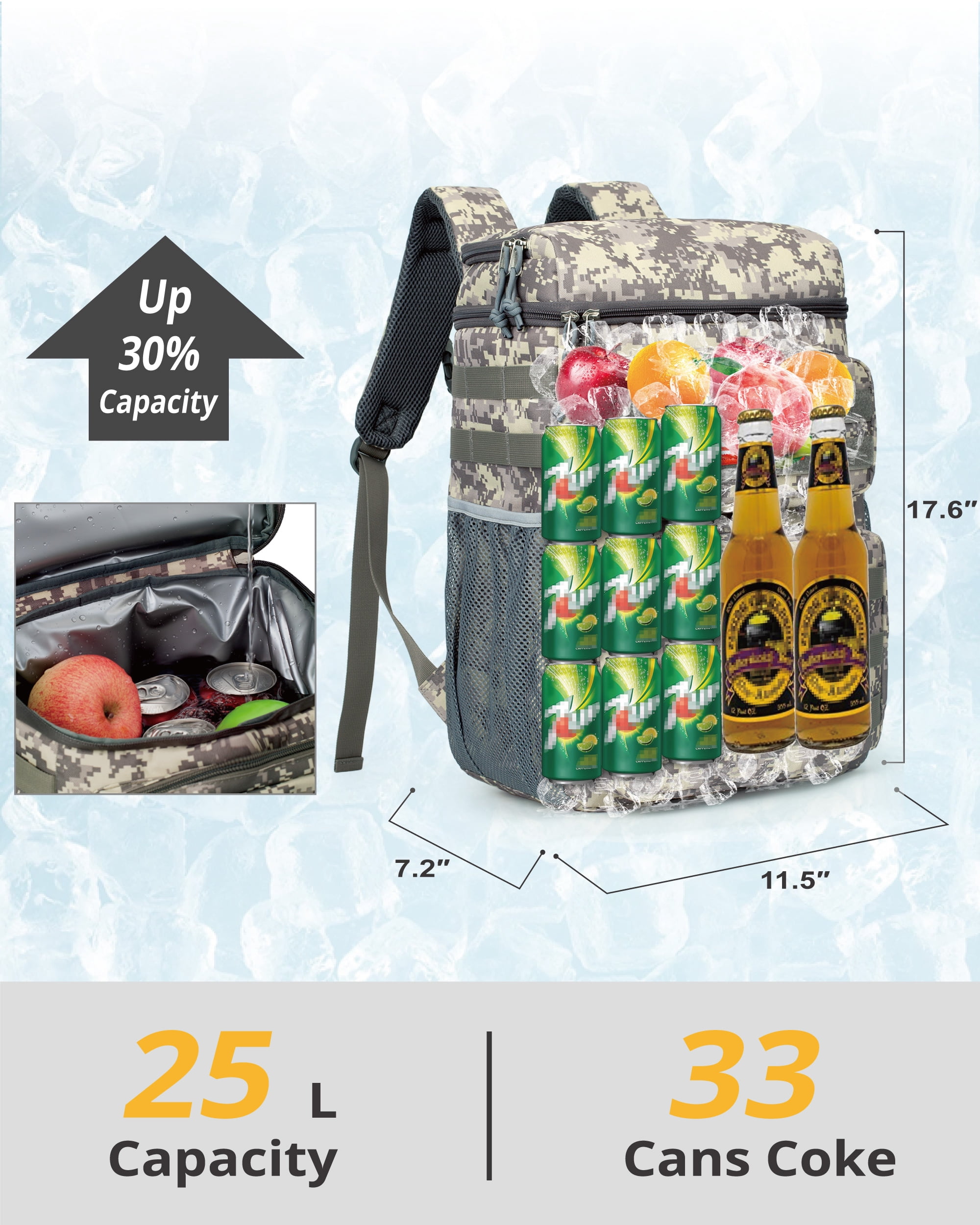 TRIPGEAR Tactical Backpack Cooler, Leakproof, Soft Insulated – picture 5