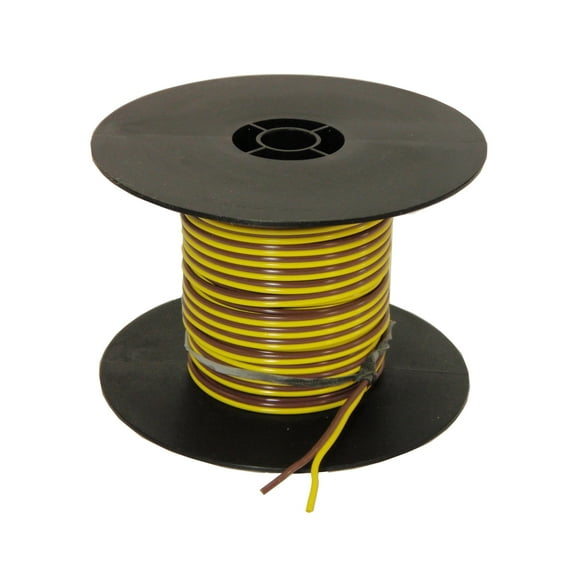 2-Wire Bonded Parallel - Yellow/Brown - 100 Feet