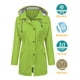 thumbnail image 2 of Gabardina impermeable LOMON con capucha larga para mujer, 2 of 6