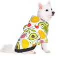 thumbnail image 2 of Fotbe Avocado And Pineapple Sudadera con Estampado para Perros Pequeños – Suéter con Capucha para Mascotas, Tela Suave de Forro Polar con Bolsillo-Large, 2 of 7