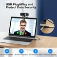RONY 1080P HD Computer Webcam with Microphone, USB Streaming Camera for ...